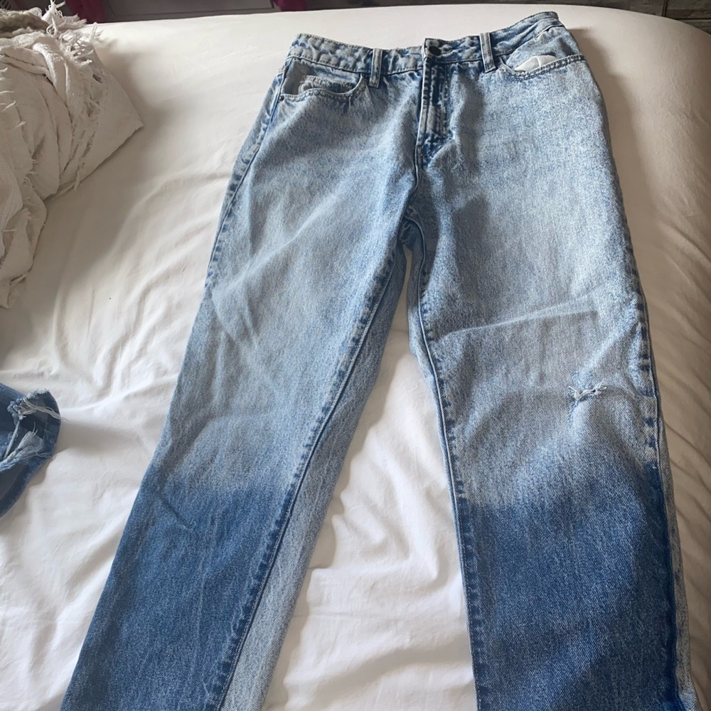 Hidden Jeans - Faded, High Wasted Boyfriend